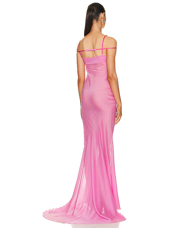 Jacquemus La Robe Draggiu Dress Pink Size 38